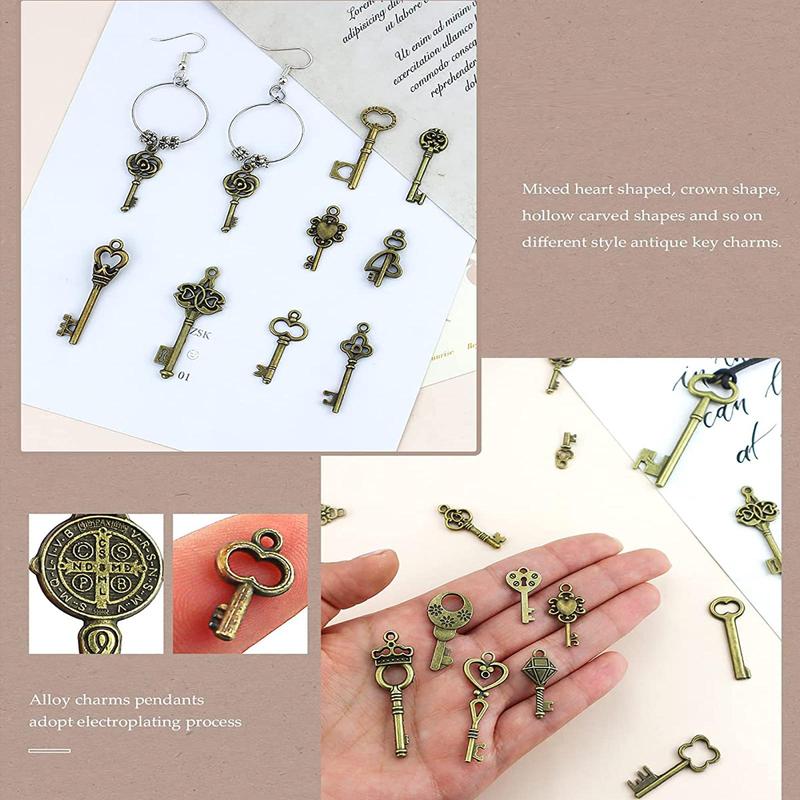 1 Set Design Key Pendant Decoration Accessories, Pendants DIY Jewelry Making Accessories