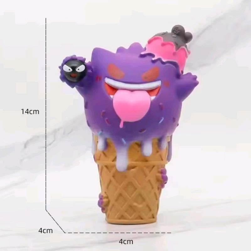 Ice Cream Pokemon Anime Vinyl Figures Cute 3 Inches