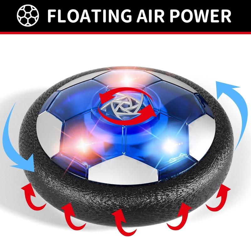 1 Pack And 2 Pack Floating Football, Led Light Football Toy, Indoor And Outdoor Games, Christmas Gift