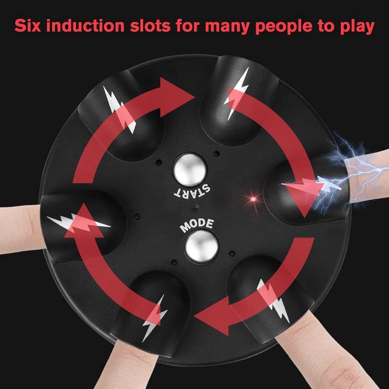 Electric Shock Roulette Game, Electric Shock Game, Novelty Game, Fun Polygraph, Tricky Electric Shock Roulette Shooting Desktop Decompression Creative Truth or Dare, Fit for Home Bar Party Toys