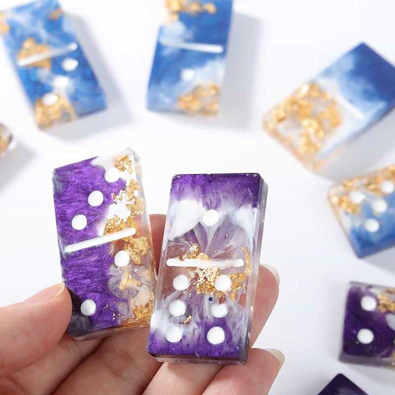 Double 6 Domino Epoxy Mold Suitable for Resin Casting, UV Resin, Game, Children's Day Gift Crafts - LET'S RESIN