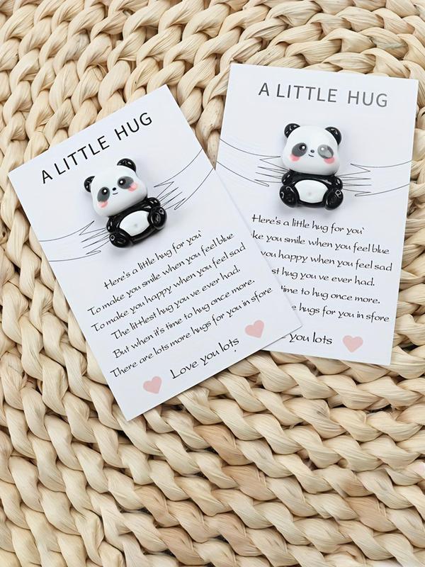 Cute Panda Design Bead, Cute Panda Bead, Fashionable Jewelry Accessories for Women & Girls, Trendy Diy All-match & Exquisite Diy Jewelry for Birthday Gift