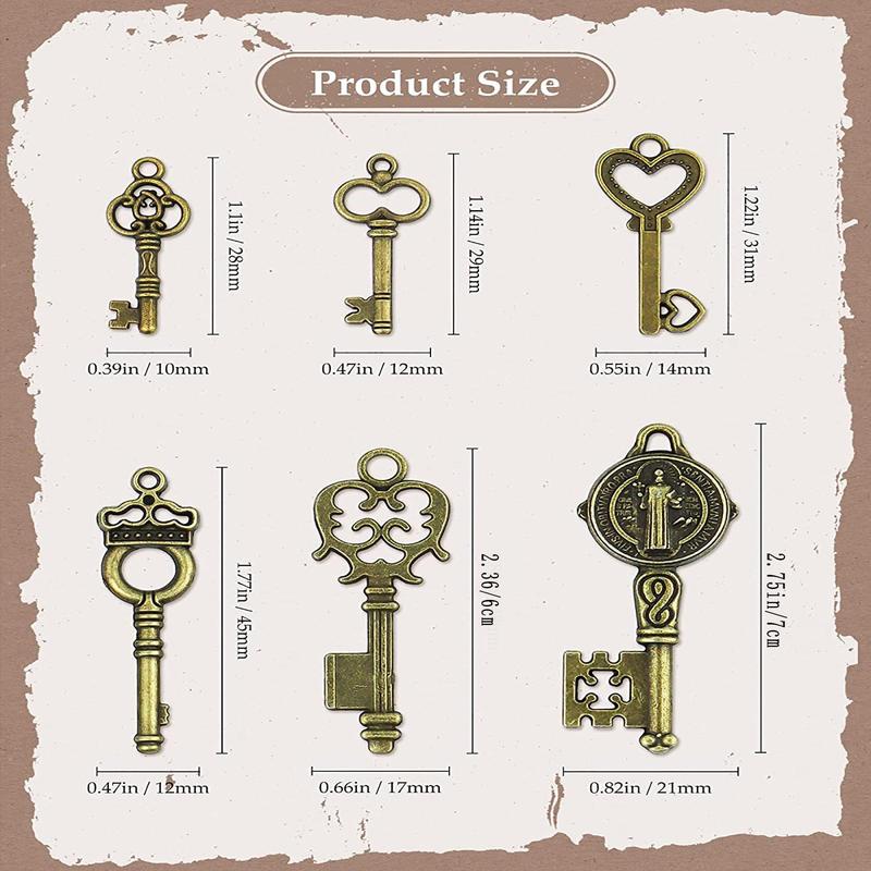 1 Set Design Key Pendant Decoration Accessories, Pendants DIY Jewelry Making Accessories