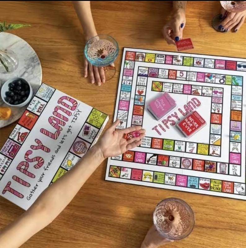 Tipsyland Drinking Board Game for Adults, Party Funny Drinking Games, Interactive Drinking Board Games for Adults, Party Drinking Games