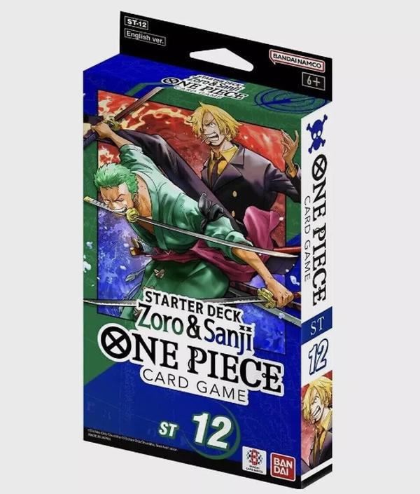 ONE PIECE CARD GAME - ZORO AND SANJI - ST12 STARTER DECK ENGLISH NEW SEALED