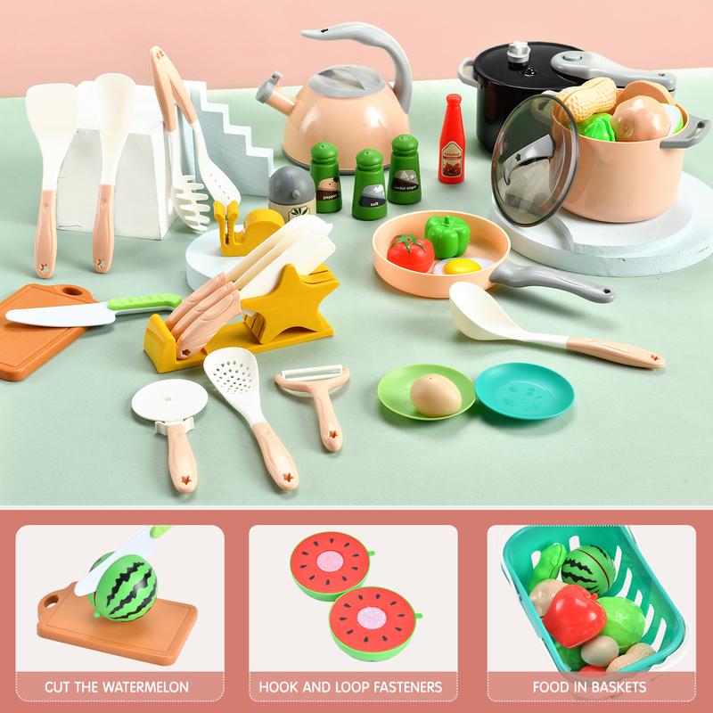 Play Kitchen Accessories 42PCS Pretend play toys playfood