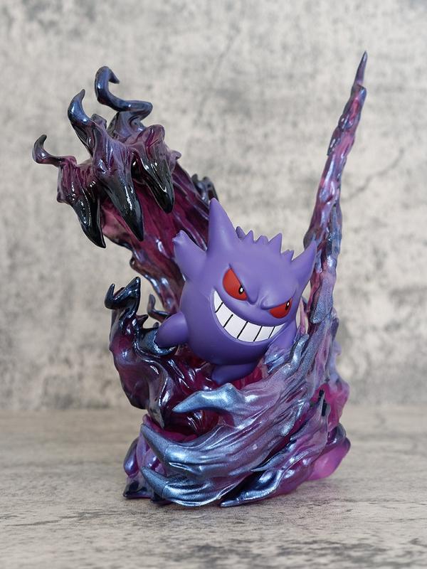 Gengar Figure Poké Statue Model Ornaments Anime Hand Model