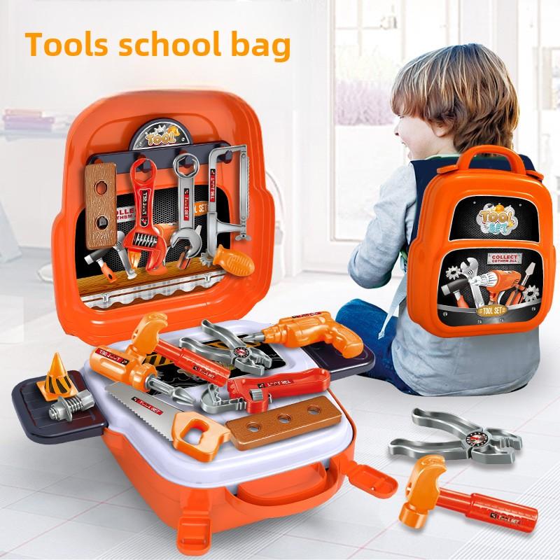 Children's Backpack Toy Disassembly Repair Boy Simulation Play House Repair Tool Toy Suit