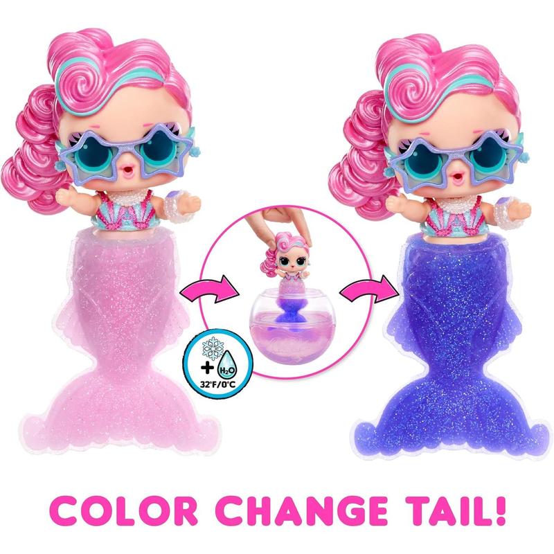 LOL Surprise Mermaids Tots with Color Change Tail, Make A Mermaid Tail, 8 Dolls to Collect, Fashion Accessories, Great Gift for Kids Ages 4+