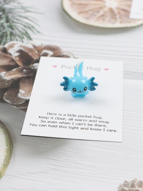 Cute Flying Dragon Design Resin Pocket Hugs, Mini Animal Design Resin Small Gifts, Fashion Pocket Hugs for Women & Girls