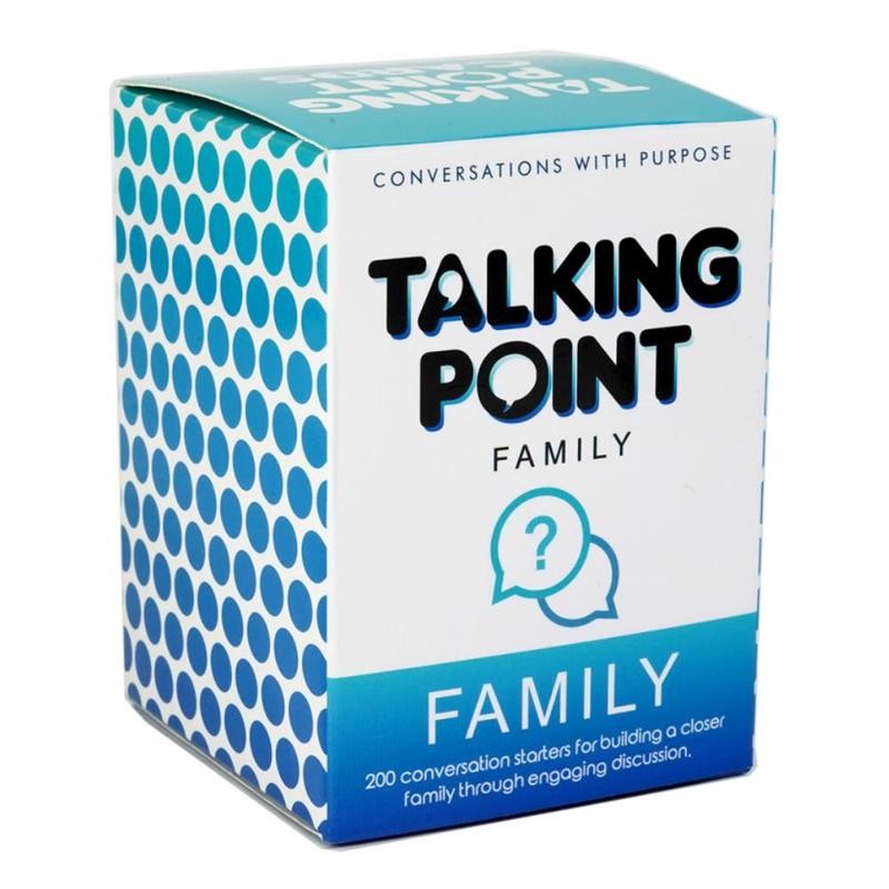 Talking Point Family Conversation Cards, 1 Set Fun Game Box Gift, Creative Small Gift, Holiday Accessory, Birthday Party Supplies