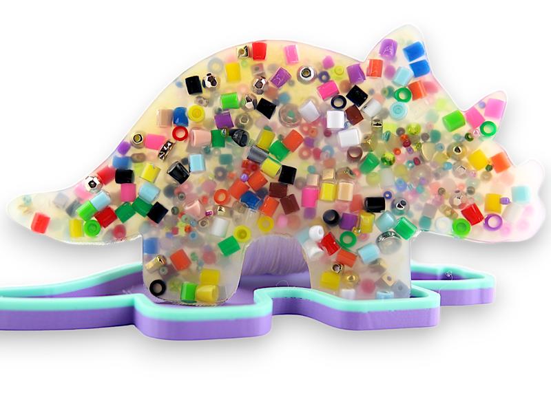 Triceratops Picky Pad and Tray- Satisfy Your Urge to Pick, Pop and Peel Stress-Free!