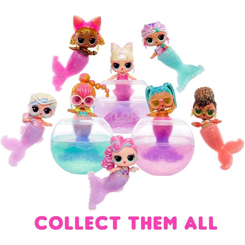 LOL Surprise Mermaids Tots with Color Change Tail, Make A Mermaid Tail, 8 Dolls to Collect, Fashion Accessories, Great Gift for Kids Ages 4+