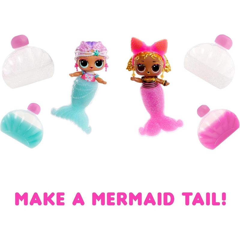 LOL Surprise Mermaids Tots with Color Change Tail, Make A Mermaid Tail, 8 Dolls to Collect, Fashion Accessories, Great Gift for Kids Ages 4+