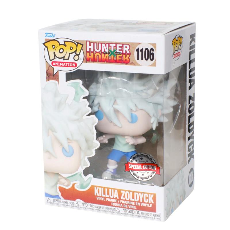 Funko Pop! Animation: Hunter X Hunter - Killua Zoldyck  #1106，Special Edition, with Clear Pop Protector