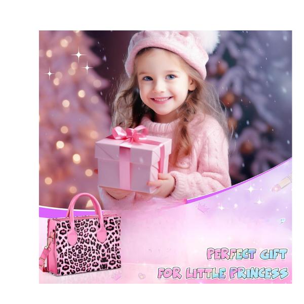 Christmas gift  Play Toddler Girls Purse, Toddler Girl Toys Age 3-5 4-5 6-8 Kids Toys Purse Set, Pretend Makeup Kit, Phone, Princess Pretend Play Girl