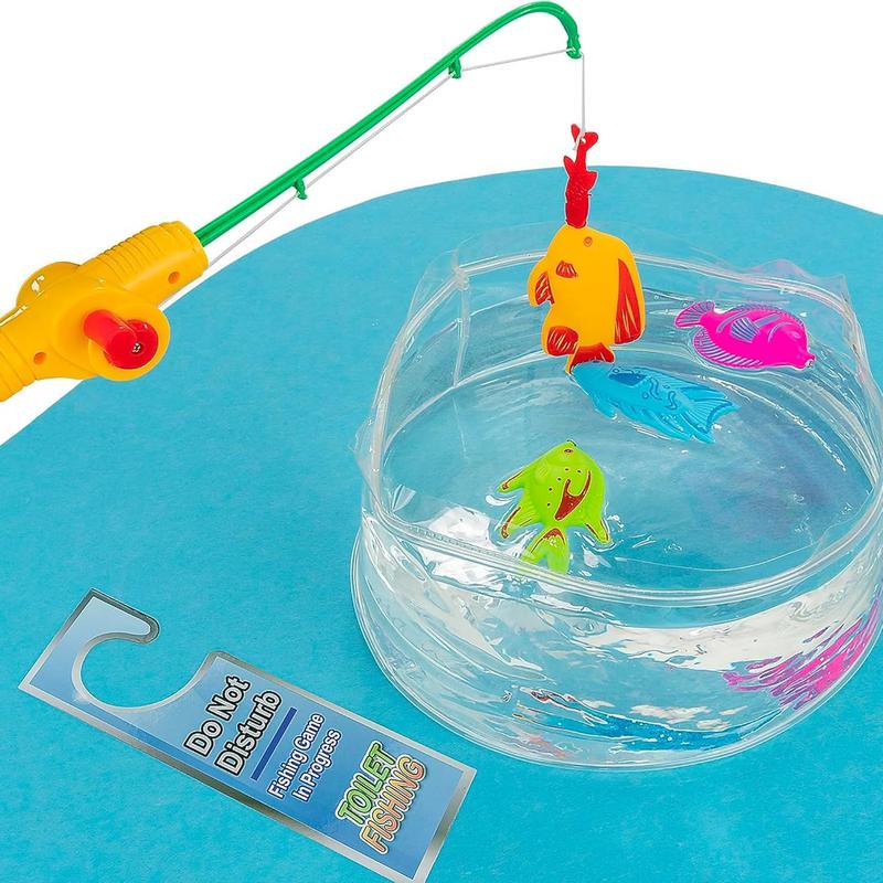 Toilet Fishing Game - Quite Strange Novelty - Interesting Novelty Jokes Bathroom Gifts