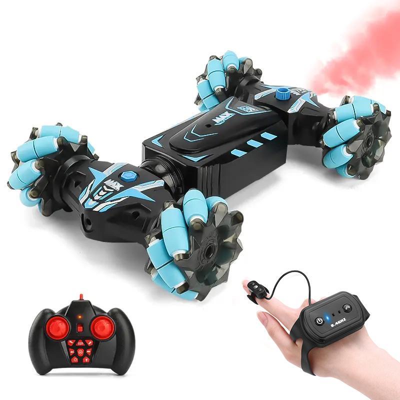 Travel Remote Control Stunt Twist Car, Battery Powered Remote Control Crawler, 360° Rotating RC Crawler for Boys and Girls, Summer Gift, Back To School, Thanksgiving, Chrismats Gift Set