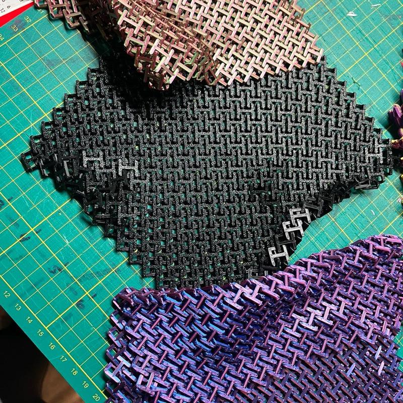 Chain mail 3D printed