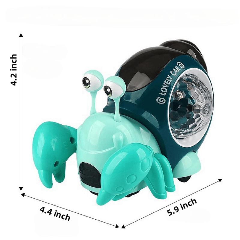 Christmas Gift – Interactive Crawling Crab Toy Car with Obstacle Avoidance, Perfect Holiday Fun for Kids