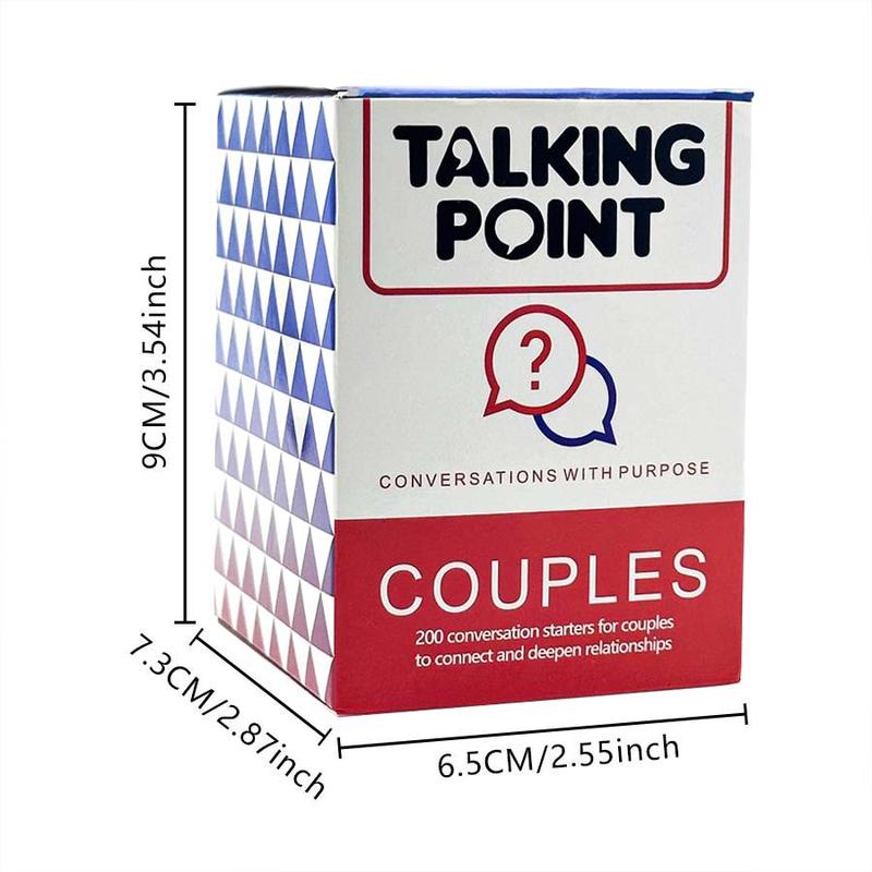 Conversation Cards for Couples, 200pcs box Conversation Card Game, Date Night Fun Couples Game, Office Stationery & Supplies