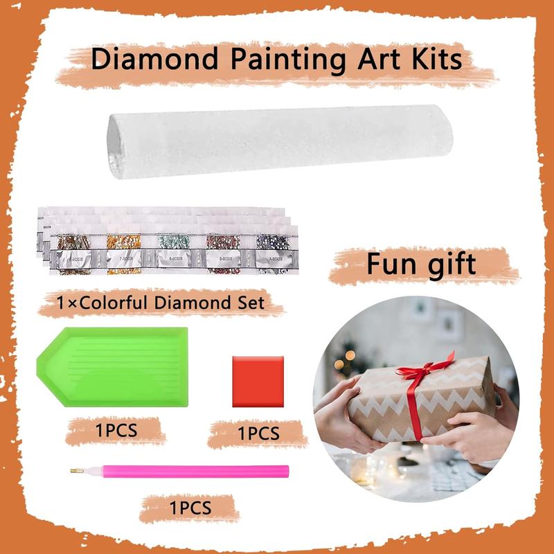 Girl with Dog Pattern DIY Diamond Arts Colorful Painting Kit without Frame, DIY 5D Diamond Arts Colorful Painting Kit, Wall Art Decor for Home Bedroom