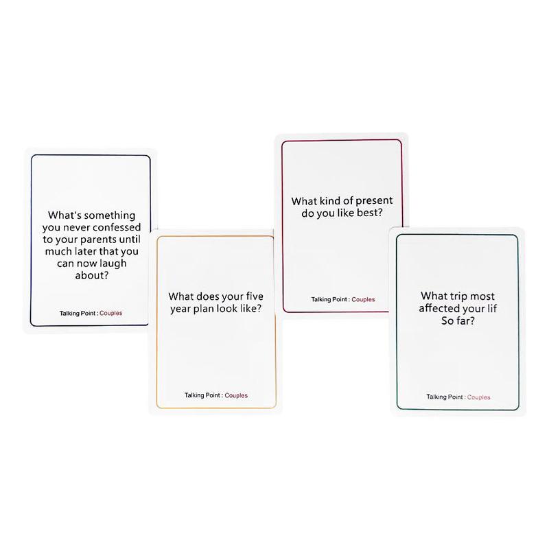 Conversation Cards for Couples, 200pcs box Conversation Card Game, Date Night Fun Couples Game, Office Stationery & Supplies