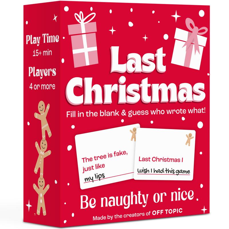 Last Christmas Holiday Family Party Game - Holiday White Elephant Style Gift for Adults and Kids