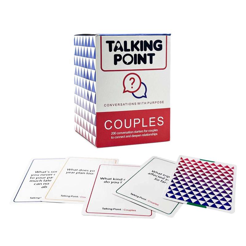 Conversation Cards for Couples, 200pcs box Conversation Card Game, Date Night Fun Couples Game, Office Stationery & Supplies