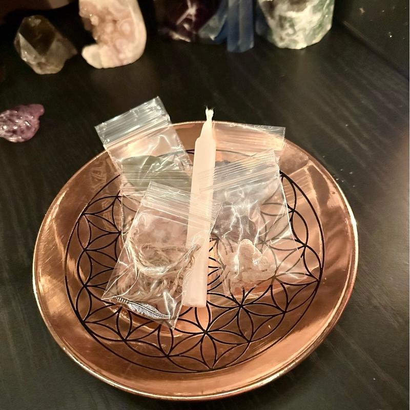 “Connect With Your Higher Self” DIY Spell Jar Kit, Manifestation Spell Kit, Ritual Kit, Witchcraft, Spell Work Decor