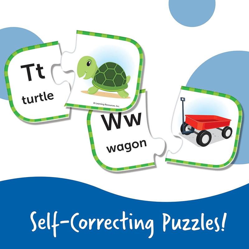 ABC Jigsaw Puzzle Cards, Kids Corrective Jigsaw Puzzles, Alphabet Learning Games, Jigsaw Puzzles for Boys and Girls