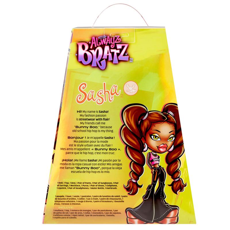 Bratz Alwayz Sasha Fashion Doll with 10 Accessories