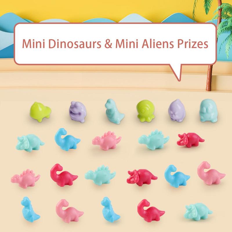 Mini Claw Machine Toy (1 Set), Simulated Claw Machine Toy with Mini Dinosaur Model, Pretend Play Toy