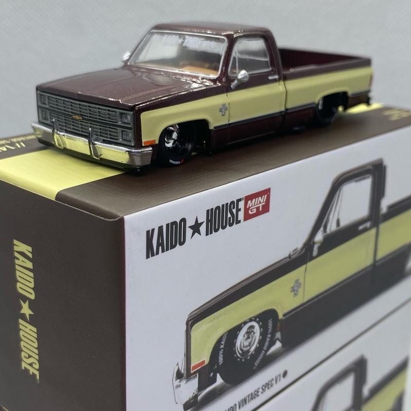 Kaido House Chevrolet Silverado C10 Brown 1:64 Model - Highly Detailed and Accurate