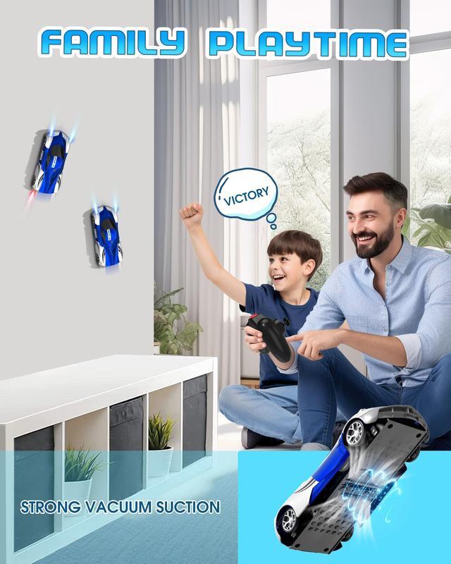 RC Cars for Kids Remote Control Car Toys with Wall Climbing, Low Power Protection, Dual Mode,360°Rotating Stunt,Rechargeable High Speed Mini Toy Vehicles with HeadLights Gifts for Boys Girls