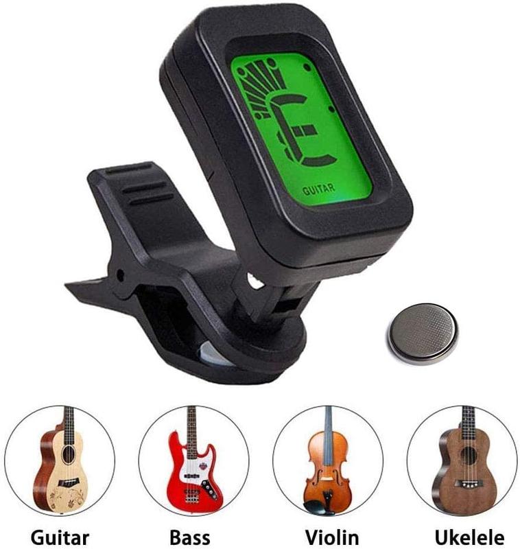 Guitar Accessories Kit with Strings, Tuner, Capo, Restring Tool, Pick Holder & Picks