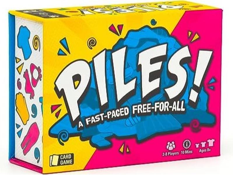 Piles – Card Games – Family Games – for Kids 8 and Up – Games for Adults – Family Game Night – Travel Games – Party Games – Memory Games – 10 Mins