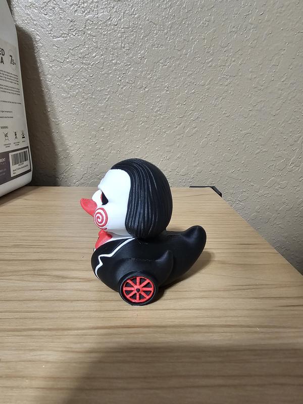 Billy Saw 3D Printed Duck Figurine - Jeep Duck Cruise Duck Dash Figurine