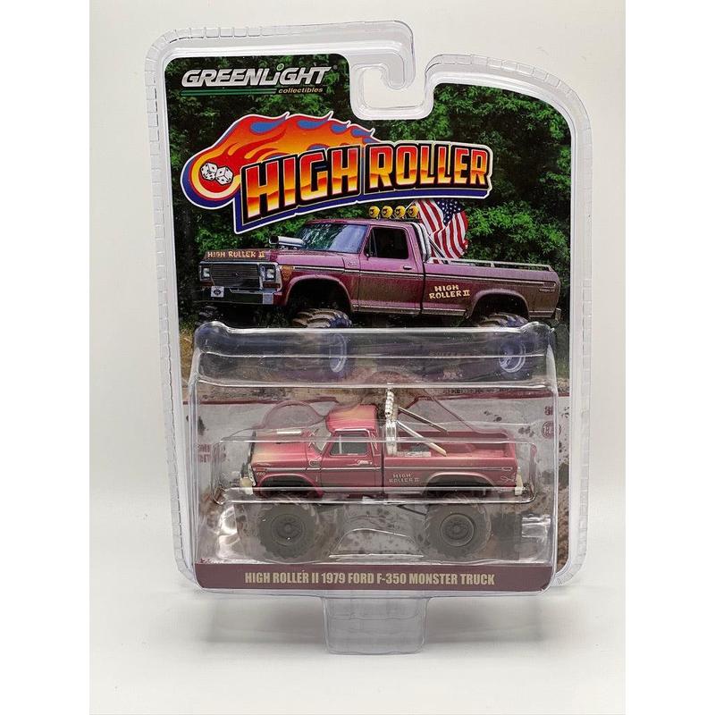 Greenlight - High Roller II 1979 Ford F-350 Monster Truck - Dirty Version