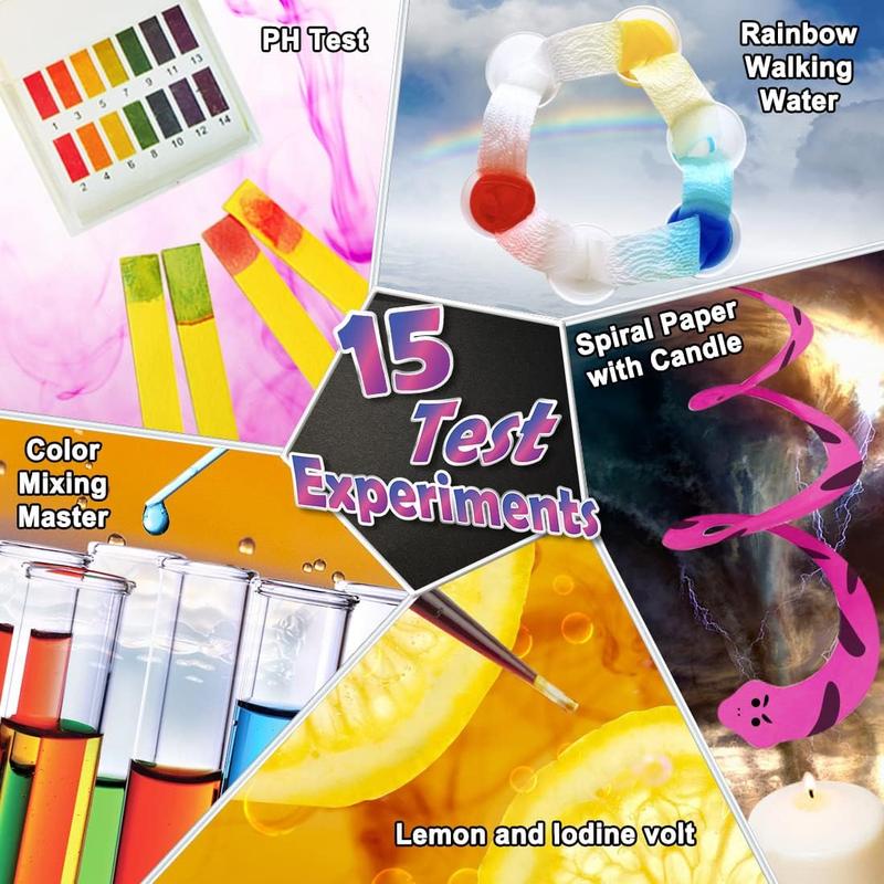 Christmas Gift 70 Lab Experiments Science Kits for Kids Educational Scientific Toys Birthday Gifts Idea for Girls Boys,