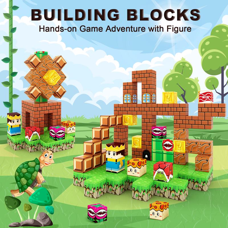 Black Friday Sale Soyee Building Blocks Magworld Buildable Game Elements Adventure Set STEM Christmas Toys