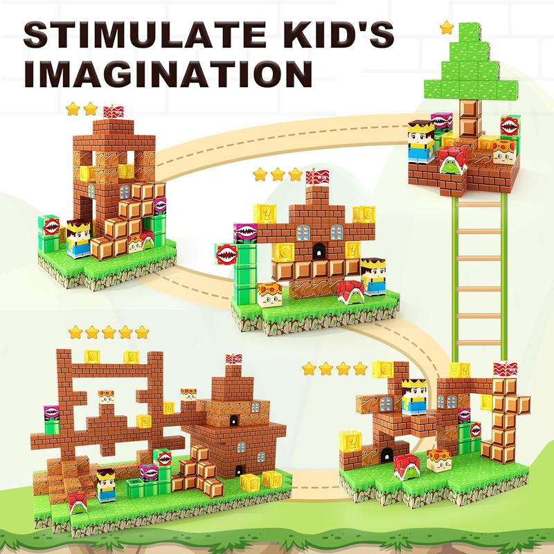 Black Friday Sale Soyee Building Blocks Magworld Buildable Game Elements Adventure Set STEM Christmas Toys