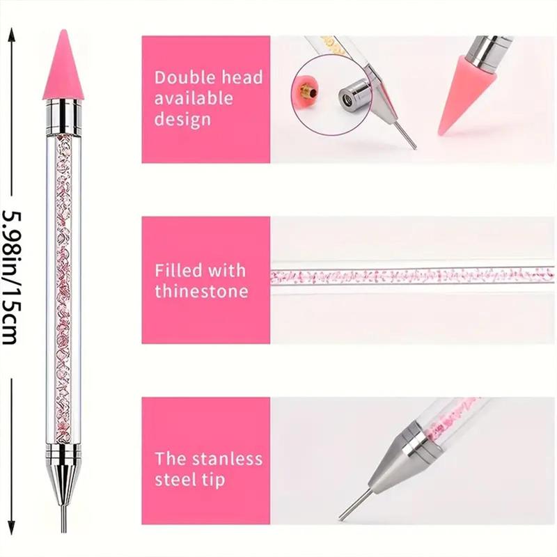 Rhinestones Painting Tool (4 Counts set), Double-ended Rhinestones Painting Pen, DIY Rhinestones Painting Tool For Home Decoration