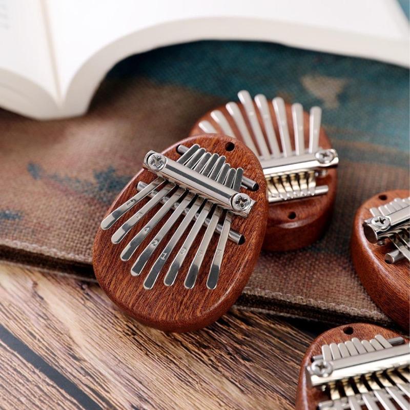 8 Key Mini Exquisite Finger Thumb Piano, Cute Pendant Keychain Accessories, Portable Musical Instrument For Music Enthusiast