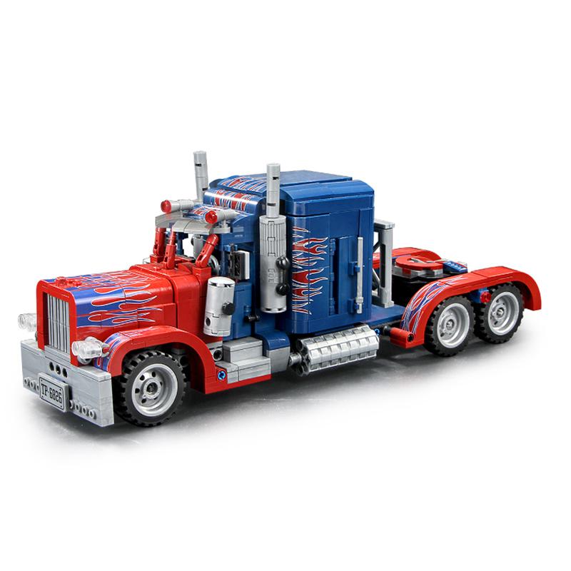 TOYSLINE-Truck Blocks Vehicle Bricks Kids Toys for Children Christmas Gifts