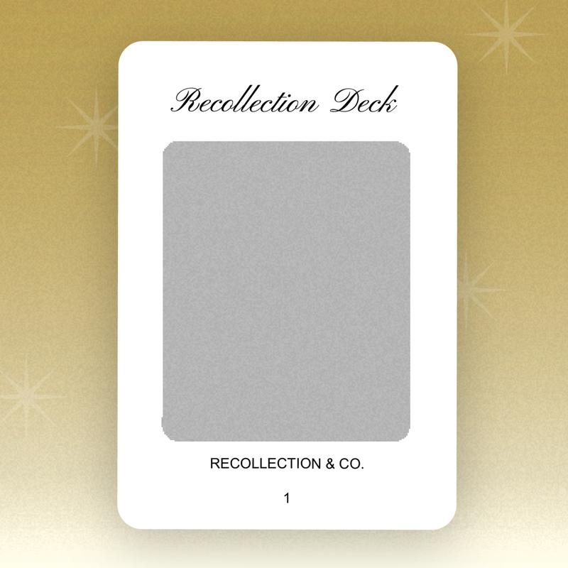 Recollection Deck (Scratch-Off Couples Edition)