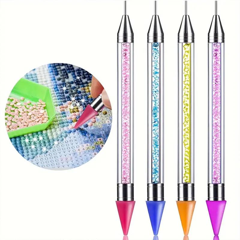 Rhinestones Painting Tool (4 Counts set), Double-ended Rhinestones Painting Pen, DIY Rhinestones Painting Tool For Home Decoration