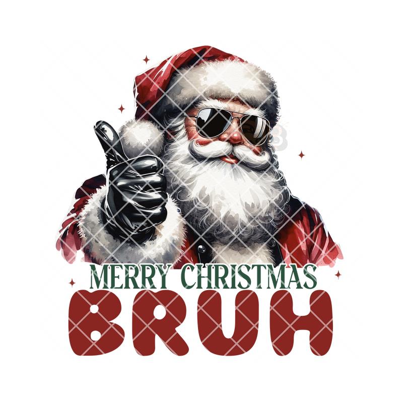 Merry christmas bruh film t shirt transfer