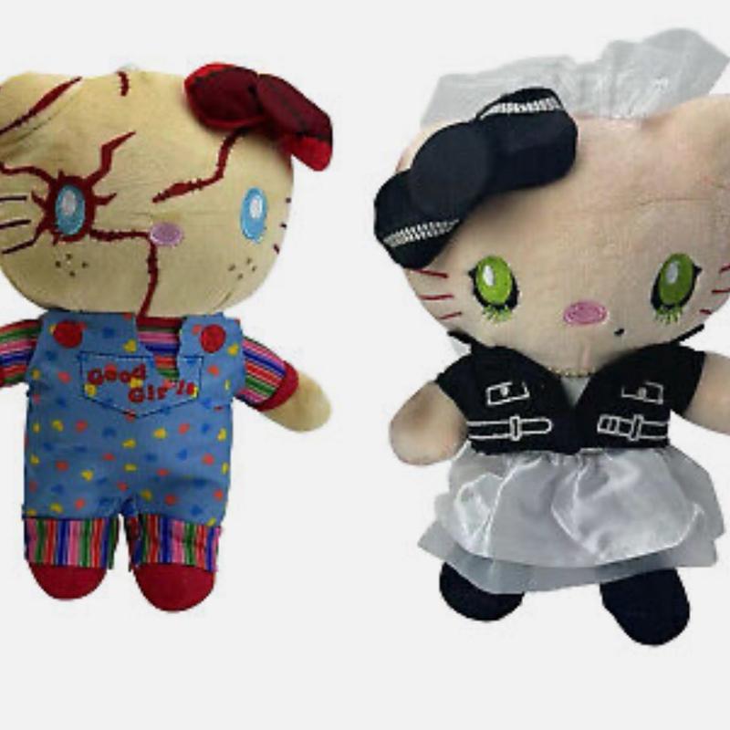 Couple Hello Kitty Chucky   Tiffany  9 in.