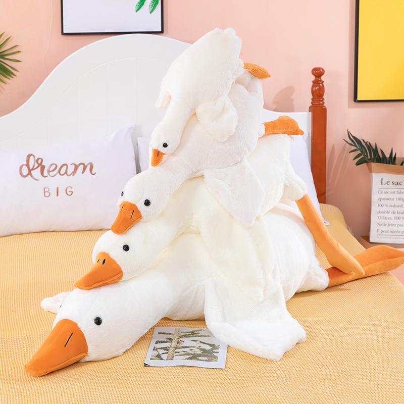 Cute Goose Pillow Plush Toys, Creative Animal Design Plush Toy, Goose Shaped Pillow, Animal Companion Toy, Gifts for children, Summer Gifts.